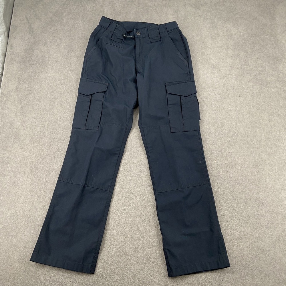 Propper Cargo Pants‎ Womens 2 Blue Ripstop Mid Rise Straight Leg Utility Hiking